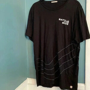 Marine layer - battle of the birds black short sleeve t-shirt - xl